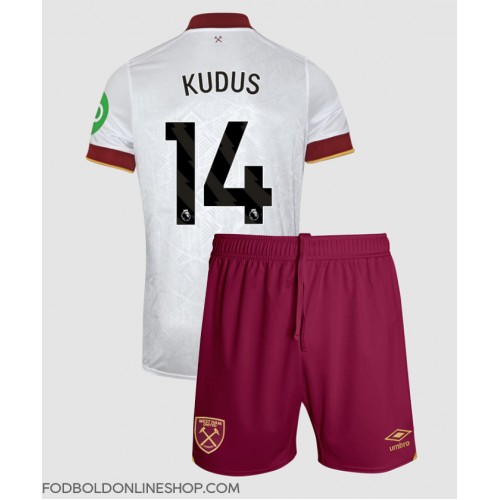 West Ham United Mohammed Kudus #14 Tredje trøje Børn 2024-25 Kortærmet (+ Korte bukser)